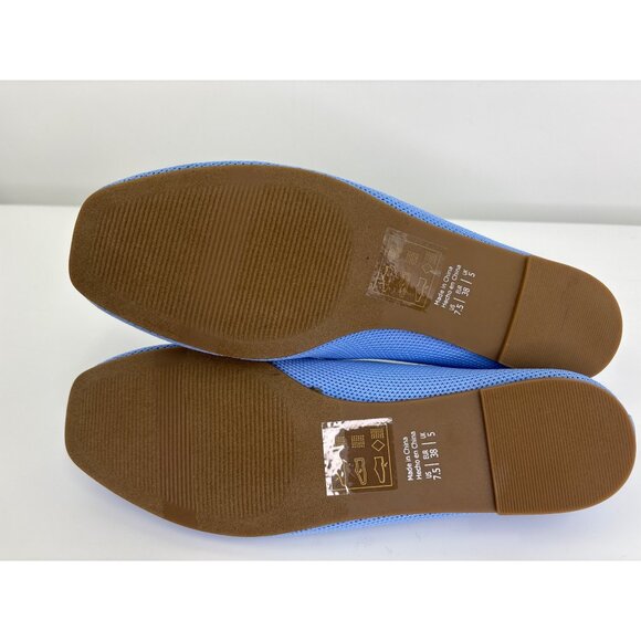 41 Hawthorn Claudia Textile Stretch Bow Ballet Flat Shoe Blue Size 7.5 NWOB - Picture 6 of 7